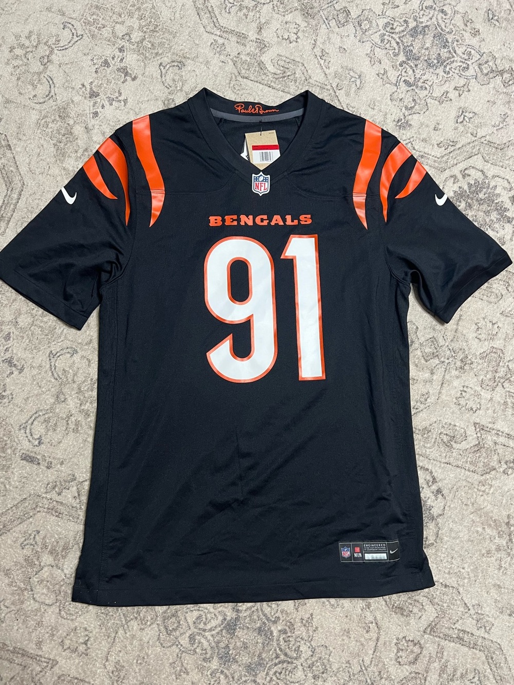 Nike Cincinnati Bengals Trey Hendrickson #91 black jersey